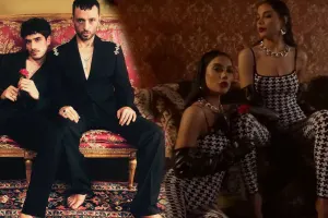 Əkizlər Mabelin klipini təkrarladılar