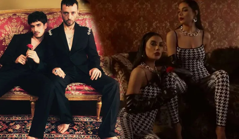 Əkizlər Mabelin klipini təkrarladılar