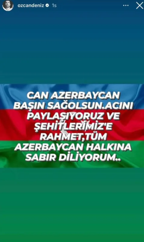 Türk ulduzlardan Azərbaycana başsağlığı