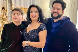 Xalq artistlərinin Vyanadakı dəbdəbəli evindən görüntülər