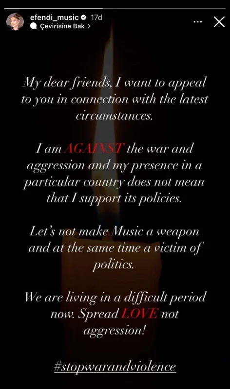 “Hansısa ölkədə olmağım, siyasətini dəstəklədiyim mənasına gəlmir”