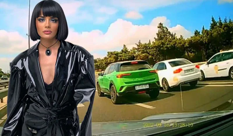 Hiss Səbuhinin məzarına gedərkən qəzaya düşdü - Video