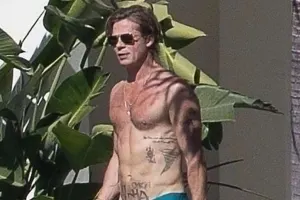 Bred yeni sevgilisi ilə istirahətdə