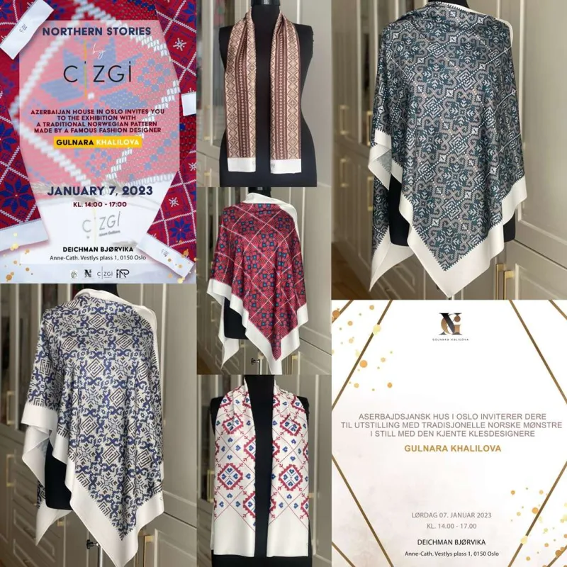 Gülnarə Xəlilovanın əl işləri Osloda təqdim olunacaq