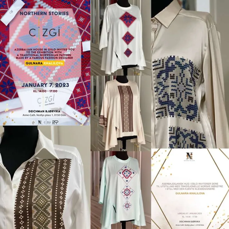 Gülnarə Xəlilovanın əl işləri Osloda təqdim olunacaq