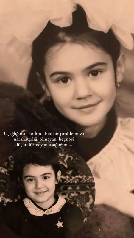 Oksana arxiv fotolarını paylaşdı