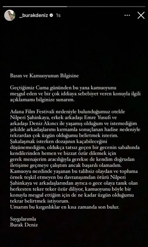 Təhqir etdiyinə peşman oldu!