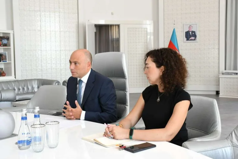 Nazir Egils Silinşlə görüşdü