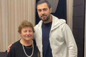 Namiq Oqtay Ağayevin bacısı ilə