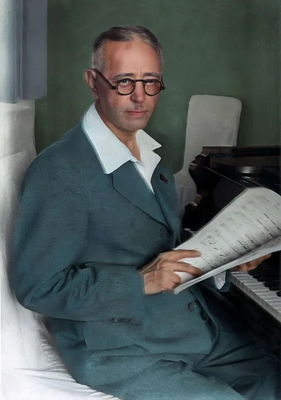 Üzeyir Hacıbəyli ömrünün son illərində...