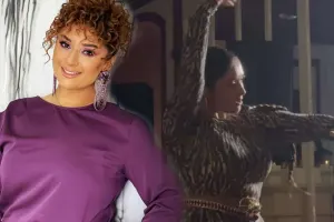 Ad günündə rəqsi ilə diqqət çəkdi