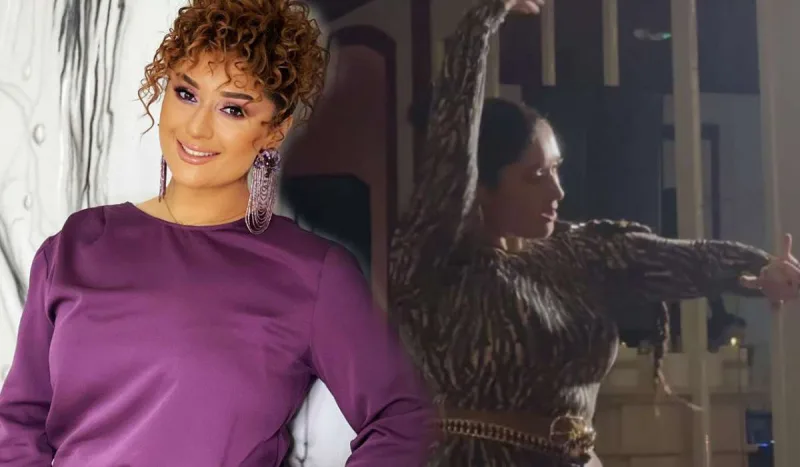 Ad günündə rəqsi ilə diqqət çəkdi