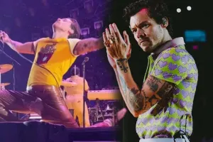 Herrinin konsertdə şalvarı cırıldı