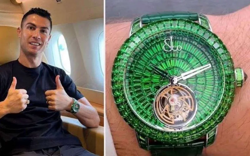 Ronaldoya 1 milyonluq saat bağışlandı