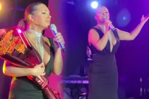 Sinə dekoltesi Xatirəyə çətin anlar yaşatdı