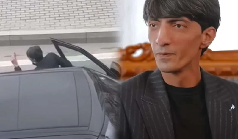 Balaəli mağazaya getmək üçün yolu kəsdi