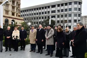 Prezident Tofiq Quliyevin abidəsinin açılışında