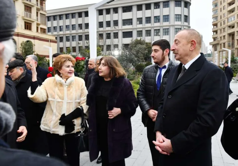 Prezident Tofiq Quliyevin abidəsinin açılışında