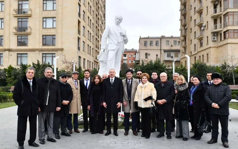 Prezident Tofiq Quliyevin abidəsinin açılışında