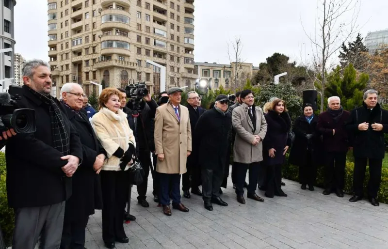 Prezident Tofiq Quliyevin abidəsinin açılışında