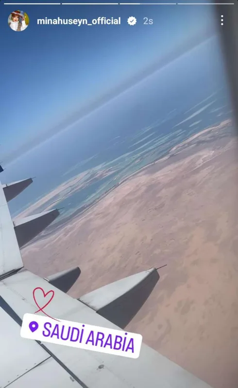 Mina Ərəbistana getdi