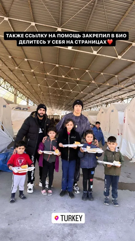 Hüseyn yardım üçün zəlzələ bölgəsində - Video