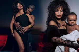 Rihannadan oğlu və sevgilisi ilə bir ilk