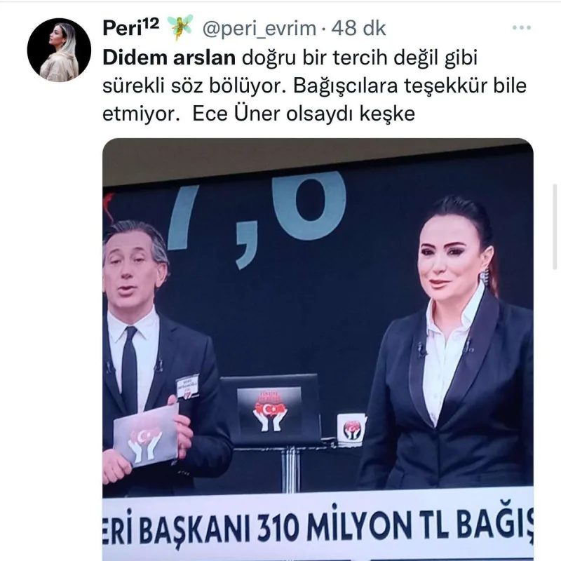 Didem efirdəki hərəkətlərinə görə tənqid olundu