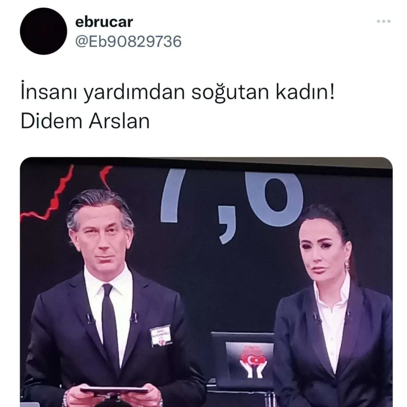 Didem efirdəki hərəkətlərinə görə tənqid olundu