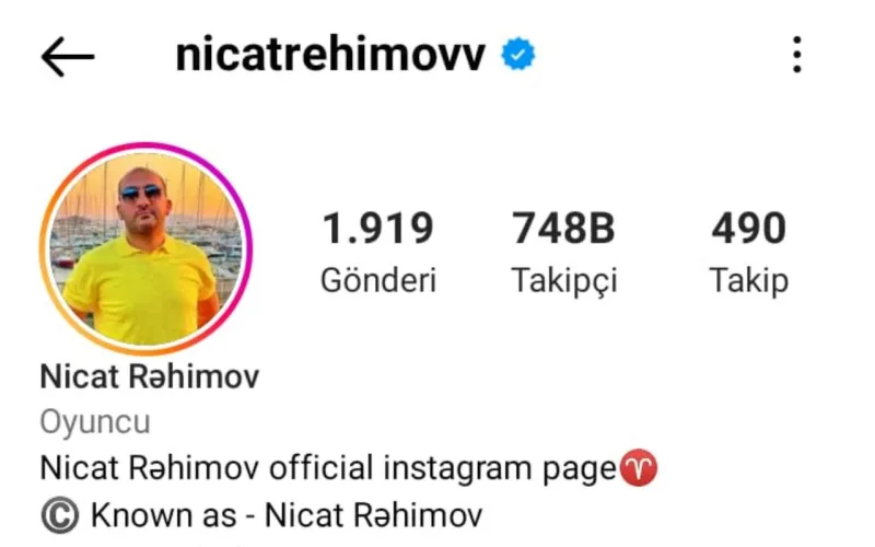 Nicat da “mavi tik” aldı