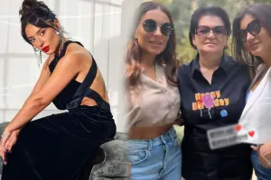 Anası və qızı ilə fotosunu paylaşdı