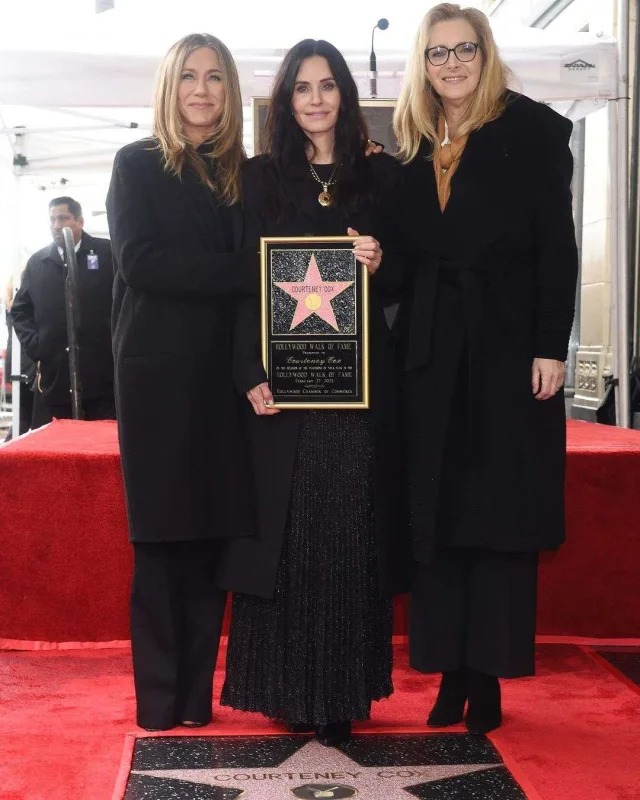 “Friends”in ulduzu Şöhrət Xiyabanında