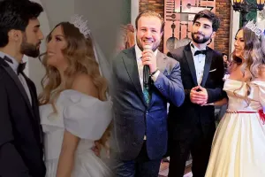 Eşq yaşayan duet ortaqlarının toyu oldu