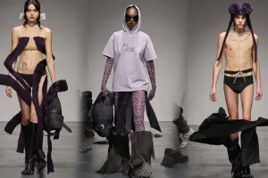 Sökülən, dağılan və qırılan moda nümayişi...