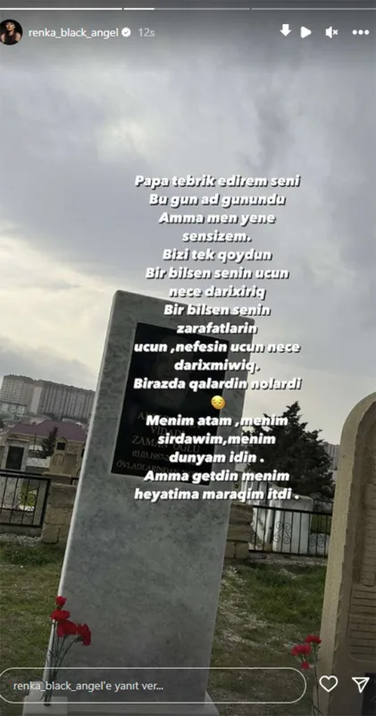 “Getdin, həyatımın marağı itdi”