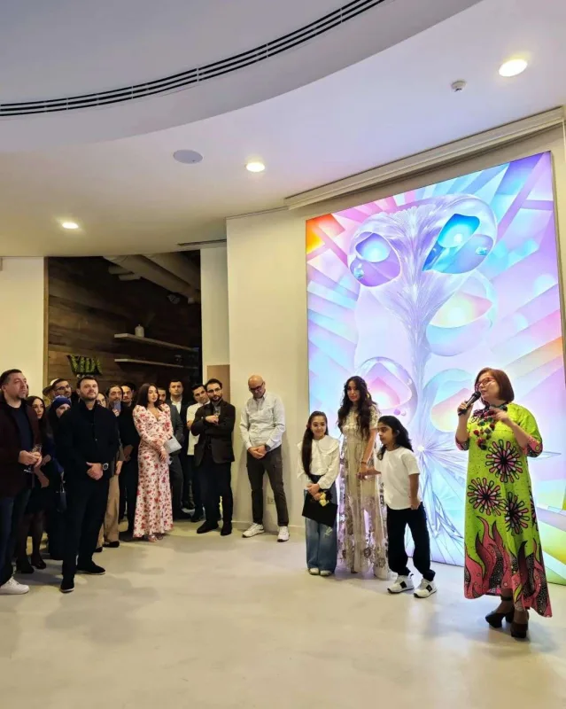 Leyla Əliyeva və Emin açılışa qatıldı