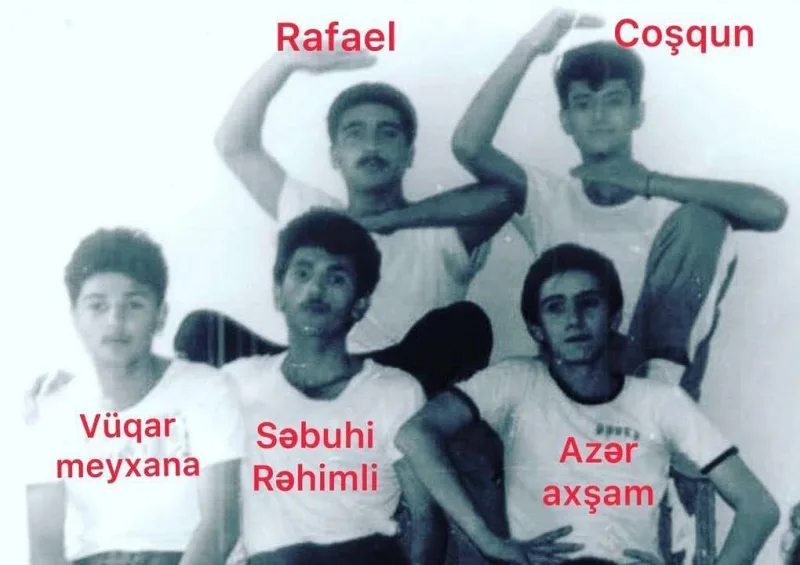 Rafael İskəndərov o məşhurlarla 1990-da... - Foto