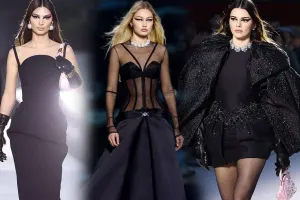 Supermodellər “Versace” moda şousunda