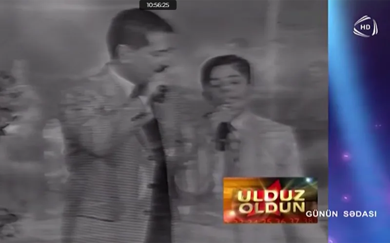 Efirdə Elçinin arxivi göstərildi