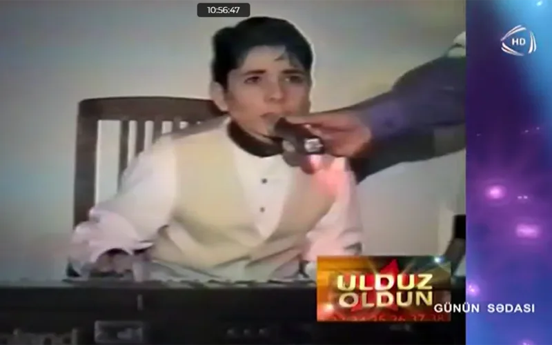 Efirdə Elçinin arxivi göstərildi