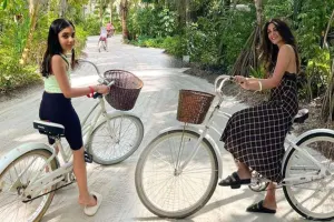 Gülay qızı ilə Maldiv adalarında