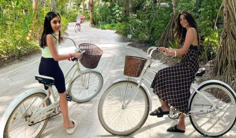 Gülay qızı ilə Maldiv adalarında