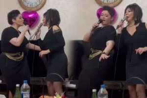 Dadaşova ilə Nərmin ad günündə belə əyləndi