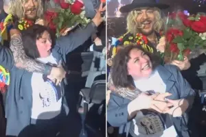 Kirkorov fanatının sinəsindən tutdu