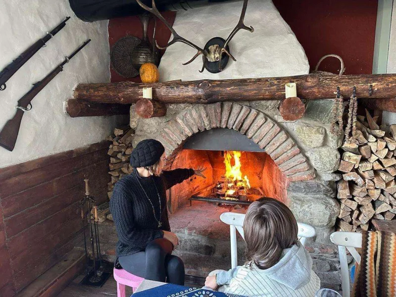 Günay oğlu ilə tətildə