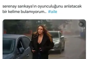 Serenay aktrisalığı ilə gündəm oldu
