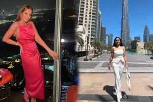 Ayan qızı ilə Dubayda