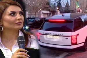 Efirdə Şəbnəmin maşınını əzdilər