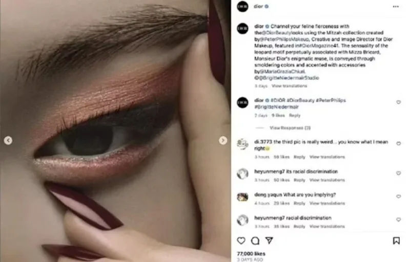 Məhşur marka irqçilikdə ittiham olunur