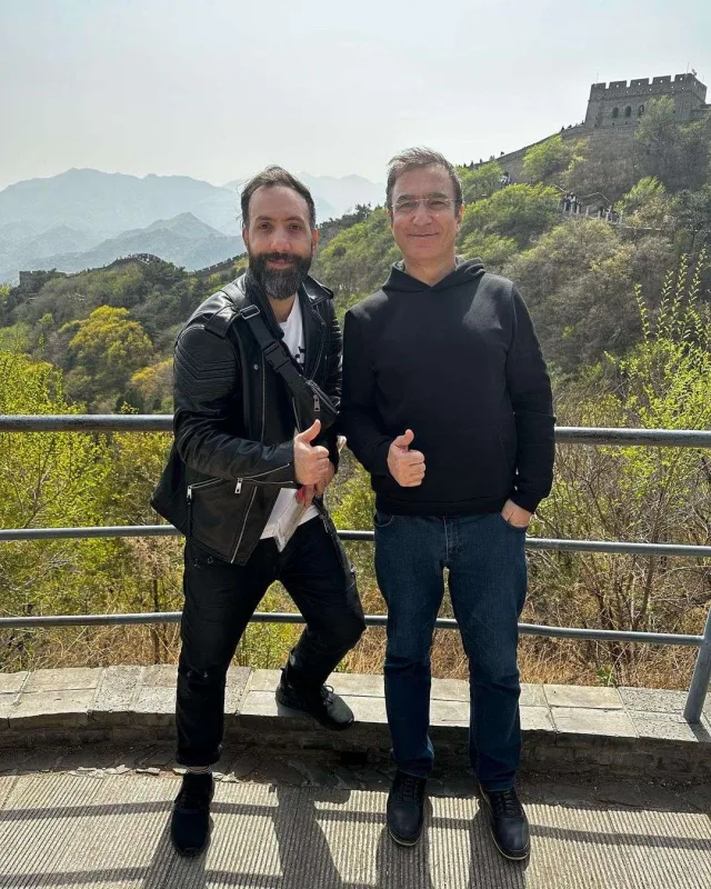 Xalq artisti Çin səddində